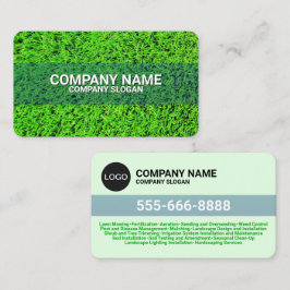 (Firmenlogo) Grass & Rasenpflege Visitenkarte