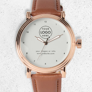 Firmenlogo   Graues, modernes Minimalistisches Unt Armbanduhr