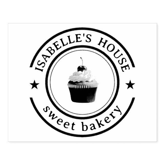 Firmenlogo | Große Personalisierte, hausgemachte L Gummistempel (Prägung)