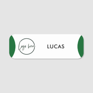 Firmenlogo Grundlegende Mitarbeiter Name Tag Namensschild