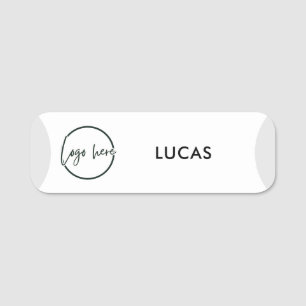 Firmenlogo Grundlegende Mitarbeiter Name Tag Namensschild