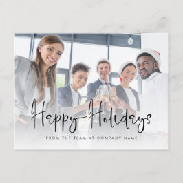 Firmenlogo Hinzufügen von Fotos zu glücklichen Fei Postkarte