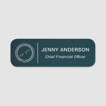 Firmenlogo Imitats Mitarbeiternamenstempel