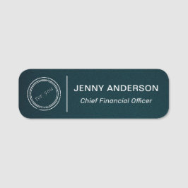 Firmenlogo Imitats Mitarbeiternamenstempel Namensschild