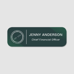 Firmenlogo Imitats Mitarbeiternamenstempel Namensschild