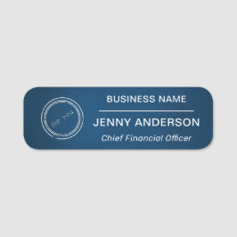 Firmenlogo Imitats Mitarbeiternamenstempel Namensschild