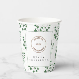 Firmenlogo Ivy Frohe Weihnachten Pappbecher