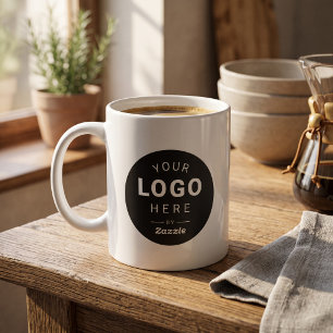 Firmenlogo Kaffeetasse