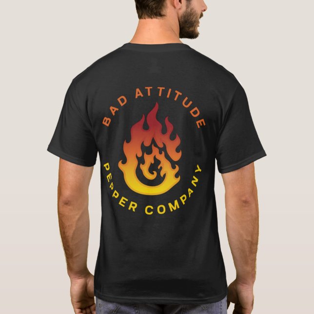 Firmenlogo (Kleine Vorderseite/große Rückseite) T-Shirt (Rückseite)
