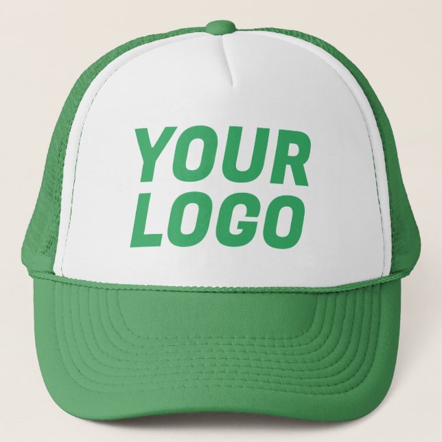 Firmenlogo KUNSTBAR Grün Truckerkappe (Vorderseite)