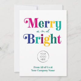 Firmenlogo Merry & Bright Holiday Weihnachten