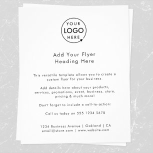 Firmenlogo   MINIMALISTISCH Flyer