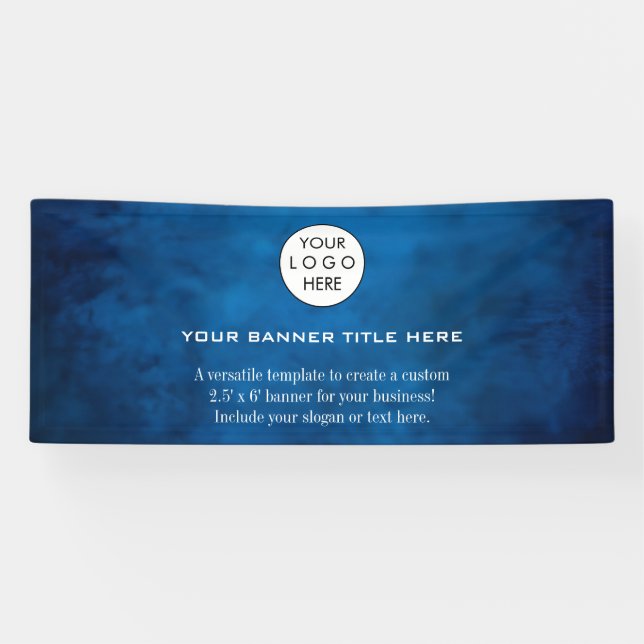 Firmenlogo Minimalistisch Modernes berufliches Bla Banner (Horizontal)