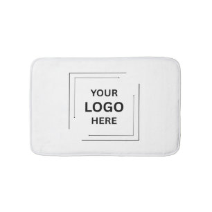 Firmenlogo   Minimalistisches professionelles weiß Badematte