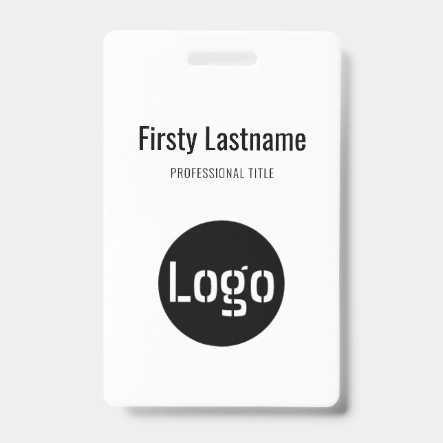 Firmenlogo mit dem Code Ba für die erste und letzt Ausweis (Vorderseite)