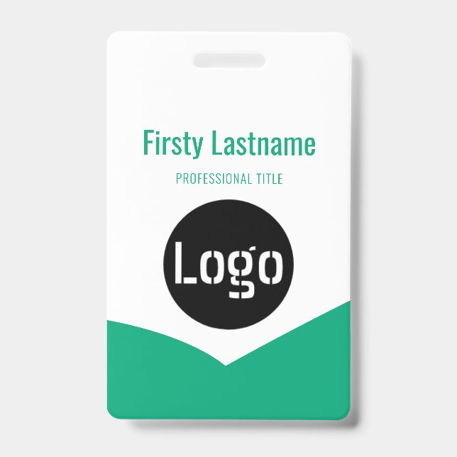 Firmenlogo mit dem Code Ba für die erste und letzt Ausweis (Vorderseite)