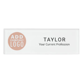 Firmenlogo Mitarbeiter-ID Namenschild