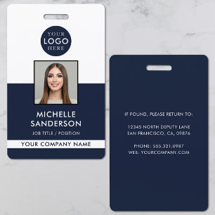 Firmenlogo Mitarbeiter Personal Ausweis Foto ID