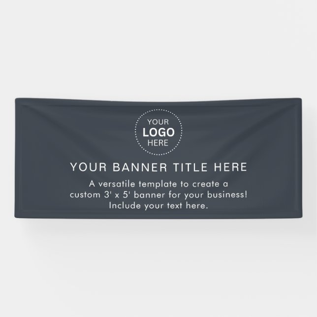 Firmenlogo Modern Beruflich 6' Banner (Horizontal)