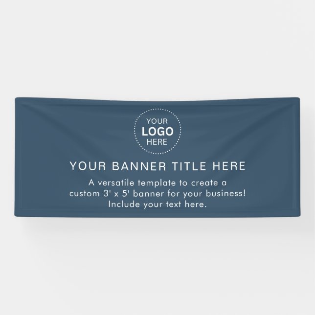 Firmenlogo Modern Beruflich 6' Banner (Horizontal)