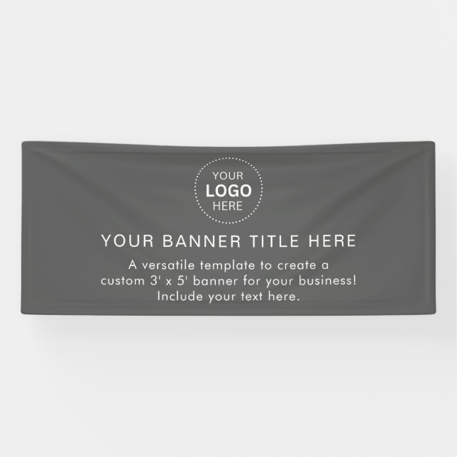 Firmenlogo Modern Beruflich 6' Banner (Horizontal)