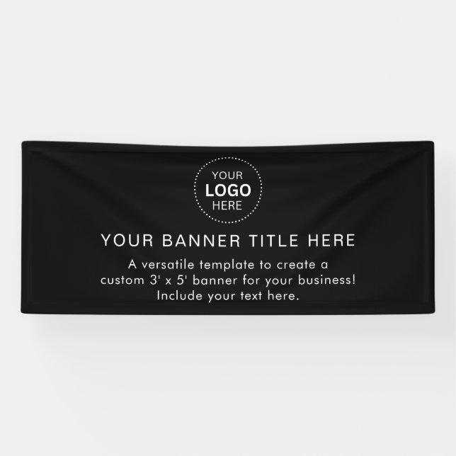 Firmenlogo Modern Beruflich 6' Banner (Horizontal)