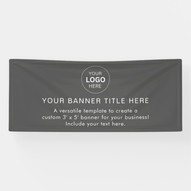 Firmenlogo Modern Beruflich 6' Banner (Horizontal)