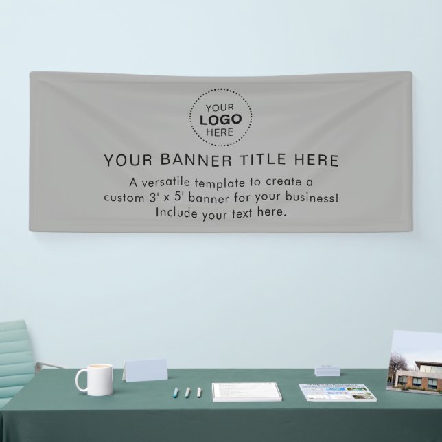 Firmenlogo Modern Beruflich 6' Banner (Messe)