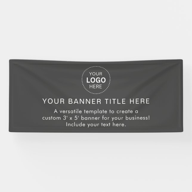 Firmenlogo Modern Beruflich 6' Banner (Horizontal)