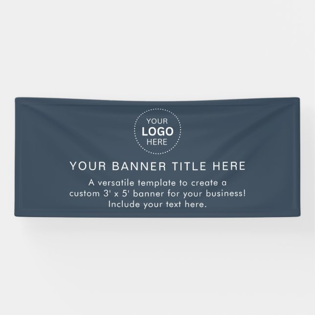 Firmenlogo Modern Beruflich 6' Banner (Horizontal)