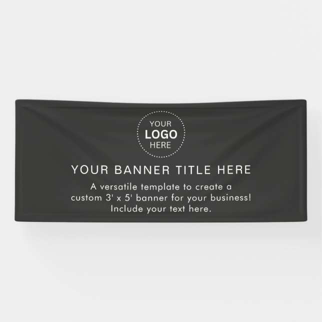 Firmenlogo Modern Beruflich 6' Banner (Horizontal)