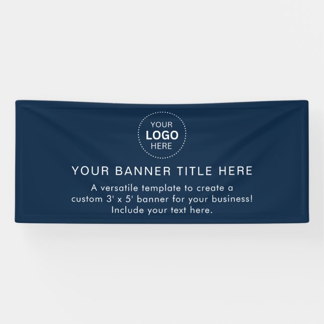 Firmenlogo Modern Beruflich 6' Banner (Horizontal)