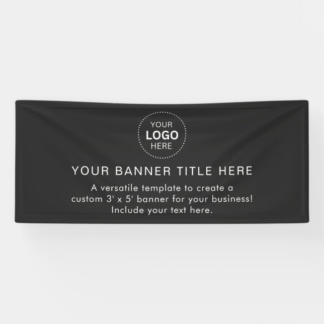 Firmenlogo Modern Beruflich 6' Banner (Horizontal)