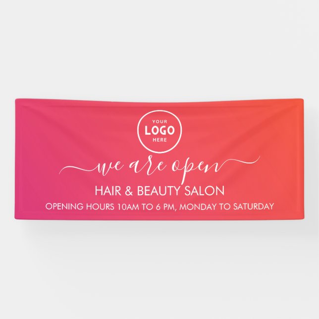 Firmenlogo Modern Beruflich 6' Banner (Horizontal)