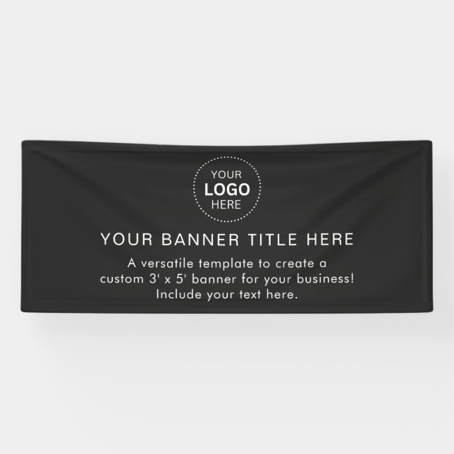 Firmenlogo Modern Beruflich 6' Banner (Horizontal)