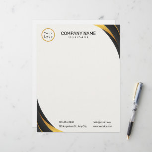 Firmenlogo Modern Beruflich Briefbogen