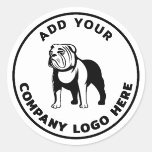 Firmenlogo Modern Corporate Custom Runder Aufkleber