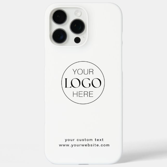 Firmenlogo Modern einfach Case-Mate iPhone Hülle (Rückseite)