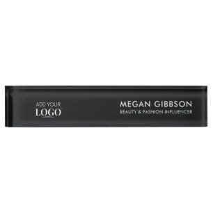 Firmenlogo Modern Minimalistische Stelle Namensplakette