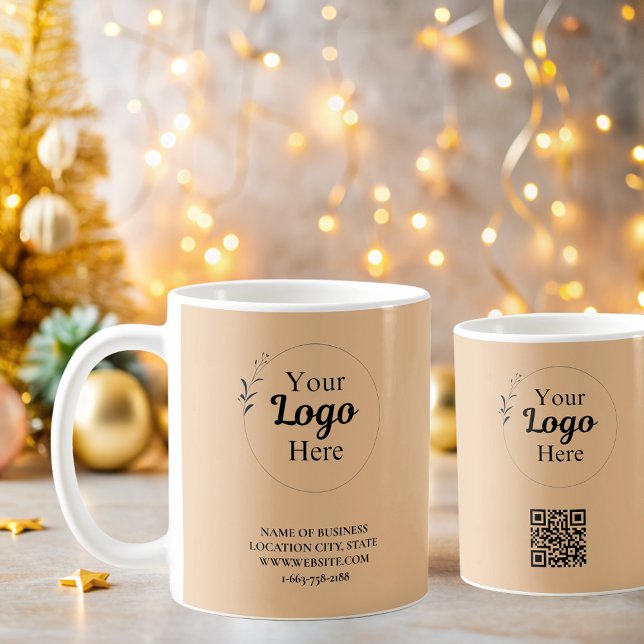 Firmenlogo, modern orange kaffeetasse (Von Creator hochgeladen)