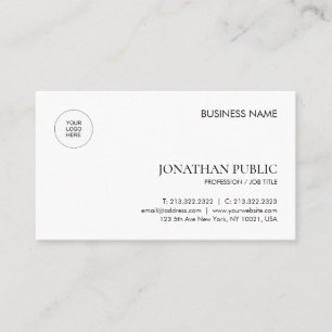 Firmenlogo Modern Template Beruflich Business Visitenkarte
