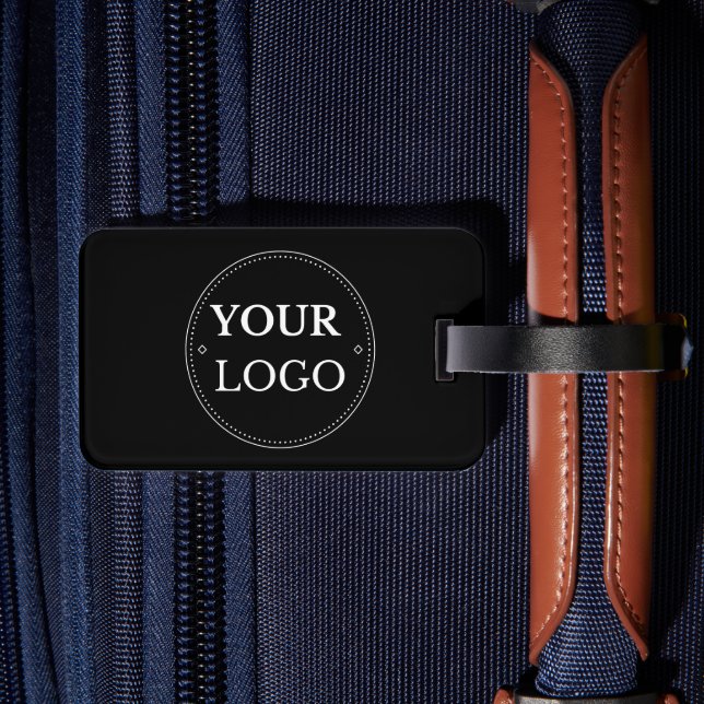 Firmenlogo Moderne Berufliche Markenbezeichnung Gepäckanhänger (Rückseite Insitu 2)