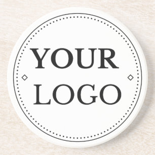 Firmenlogo Moderne Weihnachten Getränkeuntersetzer