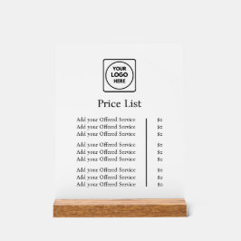 Firmenlogo | Moderner Beruflicher Zollpreis Acrylschild