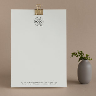 Firmenlogo Modernes Minimalistisches Einfaches G Briefbogen