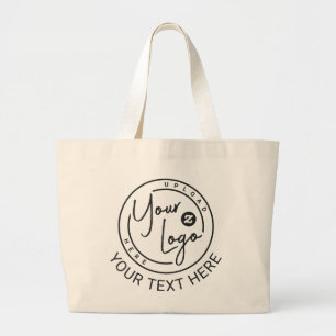 Firmenlogo nach Ihrem Geschmack Jumbo Stoffbeutel