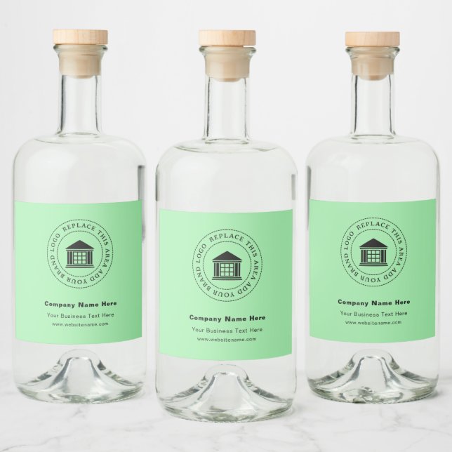 Firmenlogo | Name | Markierungen für benutzerdefin Alkoholflaschenetikett (Flaschen)