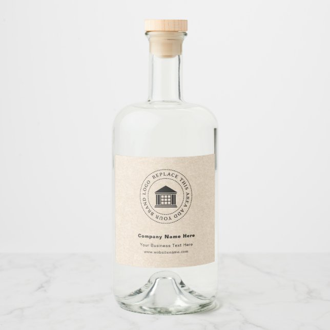 Firmenlogo | Name | Markierungen für benutzerdefin Alkoholflaschenetikett (Vorderseite)