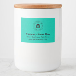 Firmenlogo | Name | Slogan-Website Lebensmitteletikett