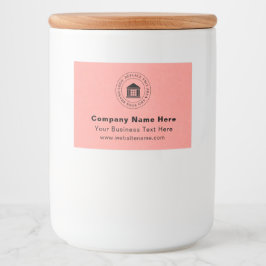 Firmenlogo | Name | Slogan-Website Lebensmitteletikett